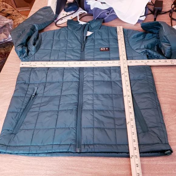 Element Wolfeboro Track Ultralight Puffer Jacket Winter Waterproof Coat Green XL - Picture 15 of 16
